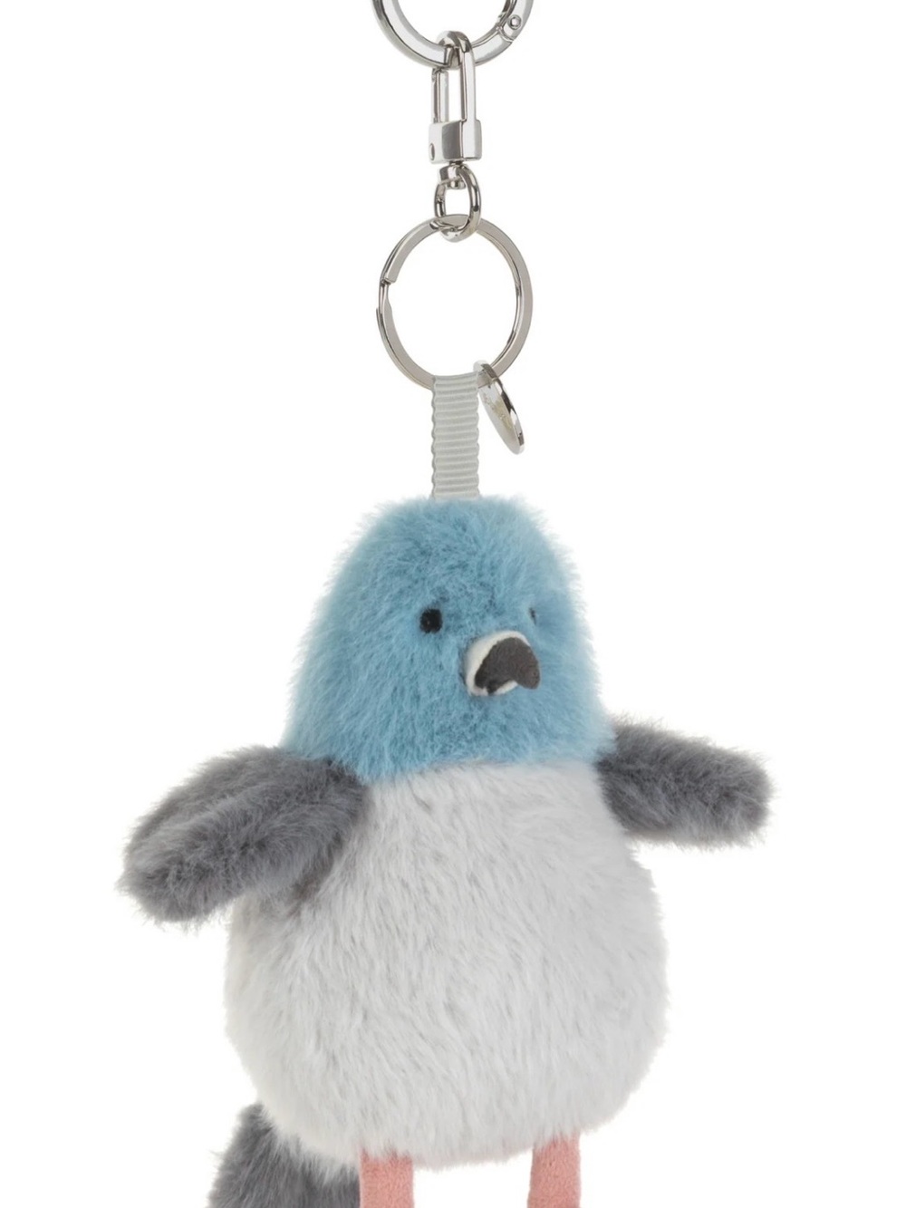 Jellycat London Strutton Pigeon Bag Charm - FAO Schwarz NYC Exclusive